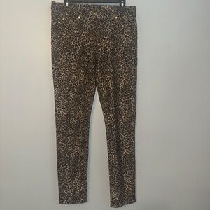 EUC J. McLaughlin Lexi Leopard Print Jeans Size 10